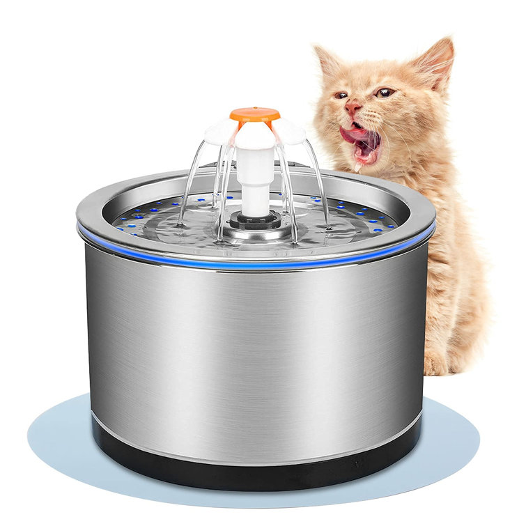 stainless cat fountain