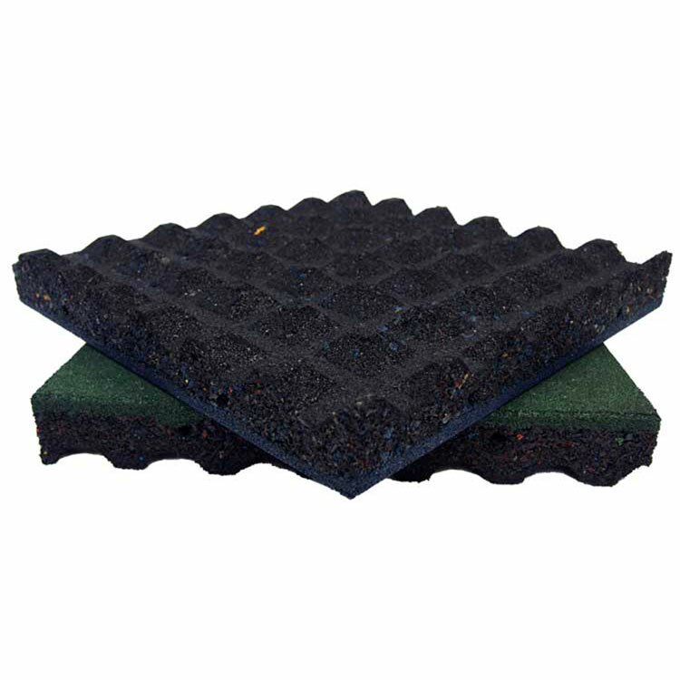 Rubber Cal Inc Eco Safety 2 5 Rubber Playground Tiles Wayfair