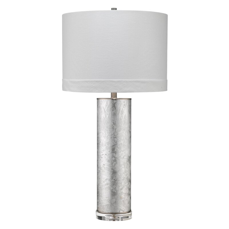 silver grey table lamp