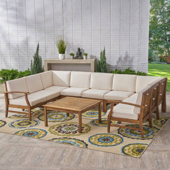 Antonia 10 Piece Sectional Set With Cushions Joss Main