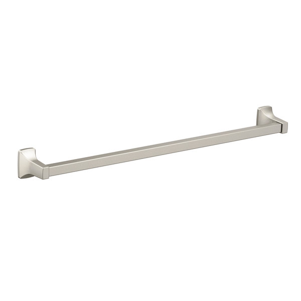 P5124bn Moen Donner Contemporary 24 Wall Mounted Towel Bar Reviews Wayfair
