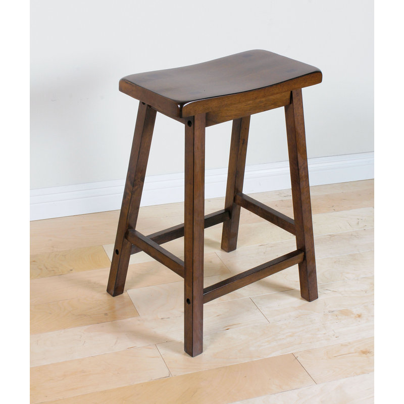Rosalind Wheeler Khalid Solid Wood Short, Counter and Bar ...