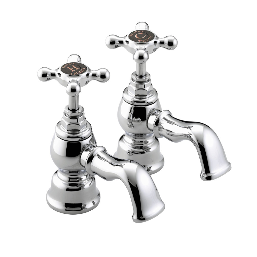 Bristan Zweigriff-Badewannen-Wasserhahn Aufputz