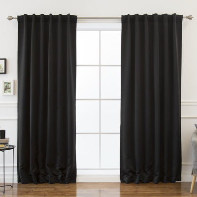 Modern Black Curtains Drapes Allmodern