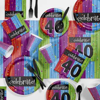 plates and napkins party supplies