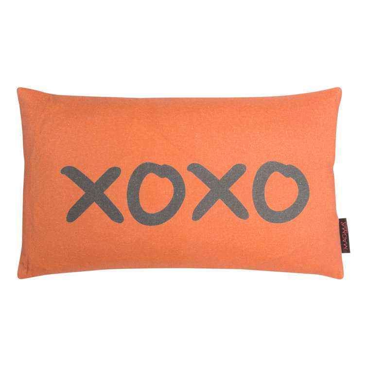 xoxo lumbar pillow