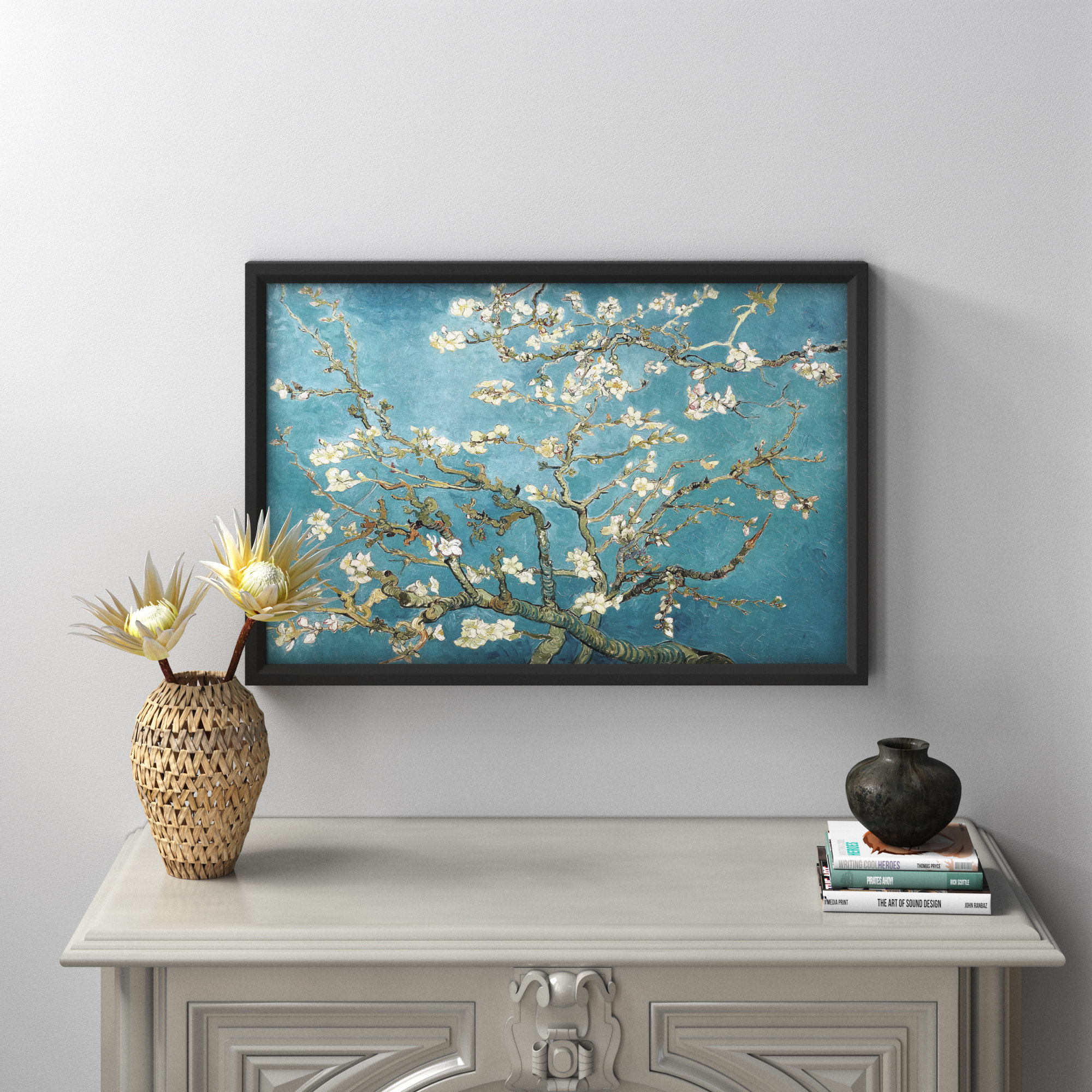 The Twillery Co.® Almond Blossom by Vincent Van Gogh Picture Frame