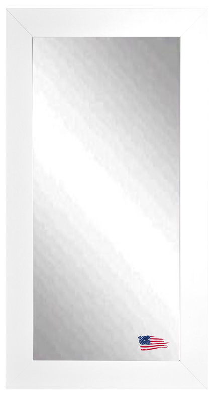 Tall Wall Mirrors latitude run rectangle satin white wide tall wall mirror & reviews Tall Wall Mirrors latitude run rectangle satin white wide tall wall mirror & reviews