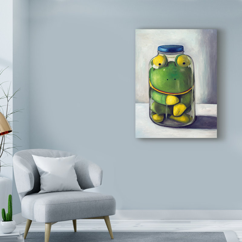 Winston Porter Preserving Childhood Frog Acrylic Painting Print