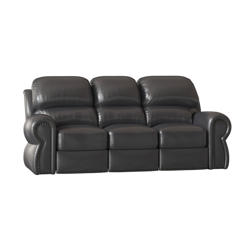 Omnia Leather Cordova 91 Round Arm Sofa Bed Wayfair