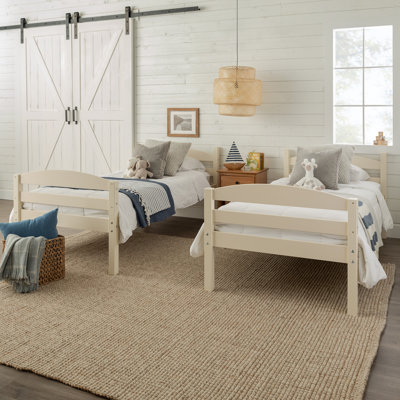 abby twin over twin bunk bed