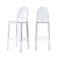 clear plastic stools