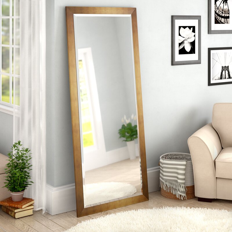 full size mirror with storage