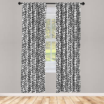East Urban Home Striped Room Darkening Rod Pocket Curtain Panels Reviews Wayfair
