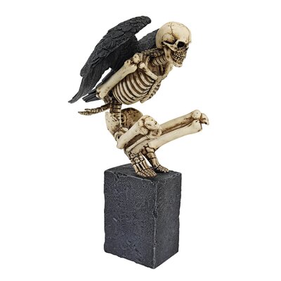 Design Toscano Twilight Roost Winged Skeleton Figurine