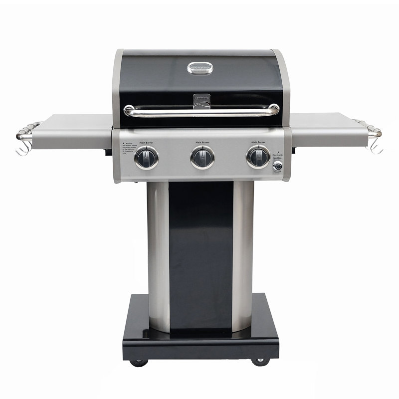 Kenmore 3 Burner Propane Gas Grill With Side Shelves Reviews