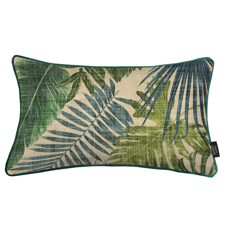 palm leaf cushion covers