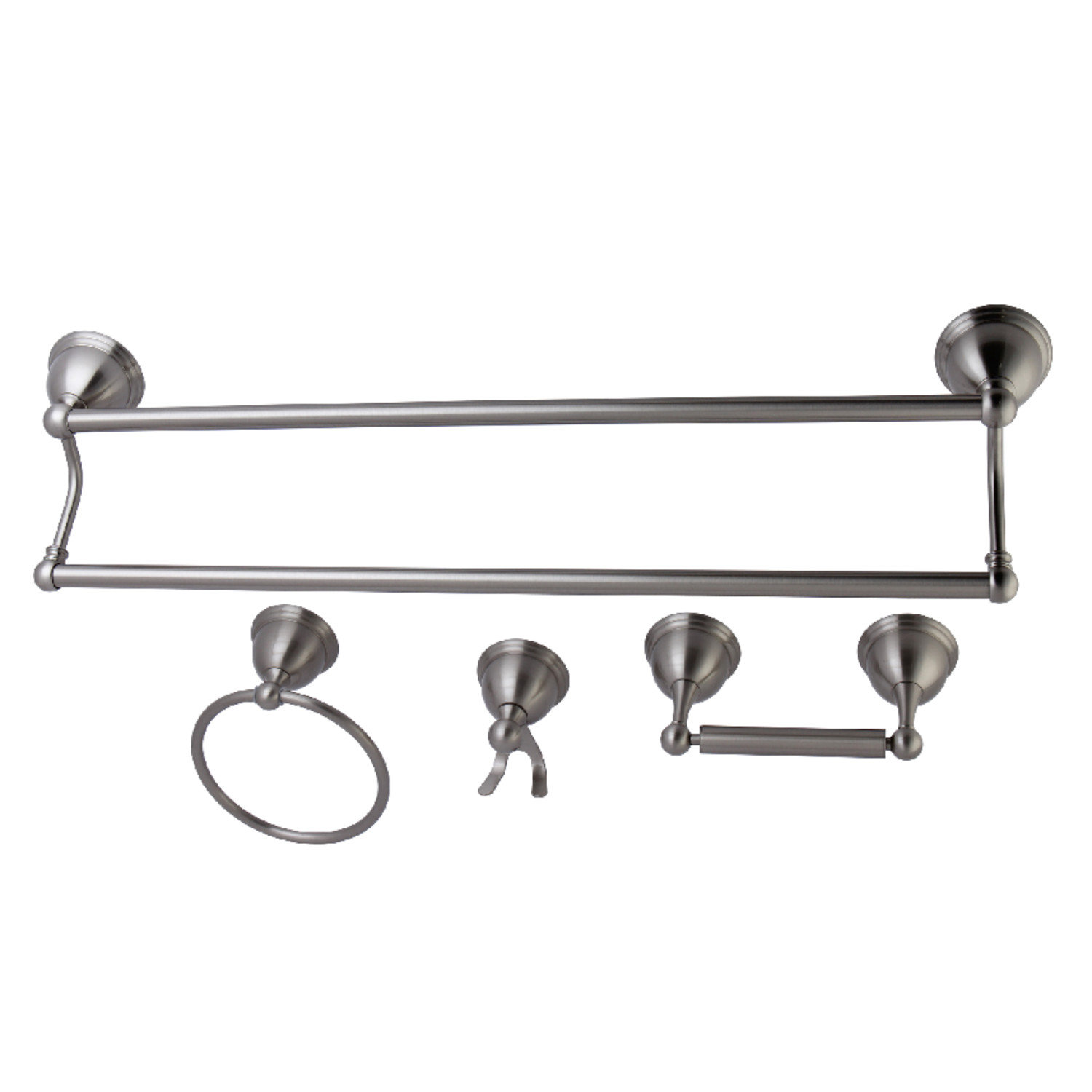 Kingston Brass Restoration 4 - Piece Bathroom Hardware Set & Reviews ...