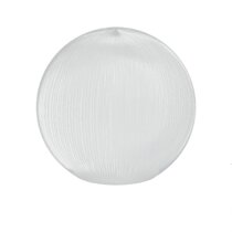 Westinghouse  Dome  White  Acrylic  Lamp Shade  1 pk 