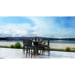 Go to store & view more images Gilleland 5 Piece Dining Set with Sunbrella Cushion by Orren Ellis