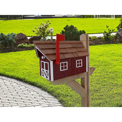 Amish Mailbox, Handmade, Barn Style Mailbox