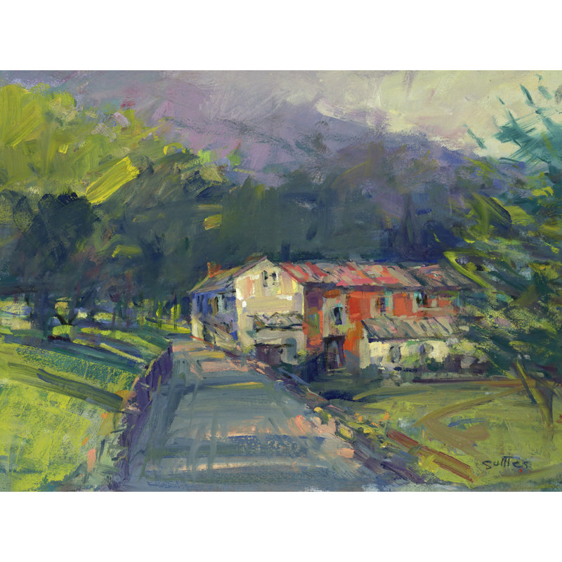 Ashton Wall Decor Llc Country Colors Around The Bend Ii Painting