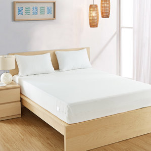 Zippered Hypoallergenic Waterproof Mattress Protector by Alwyn Home