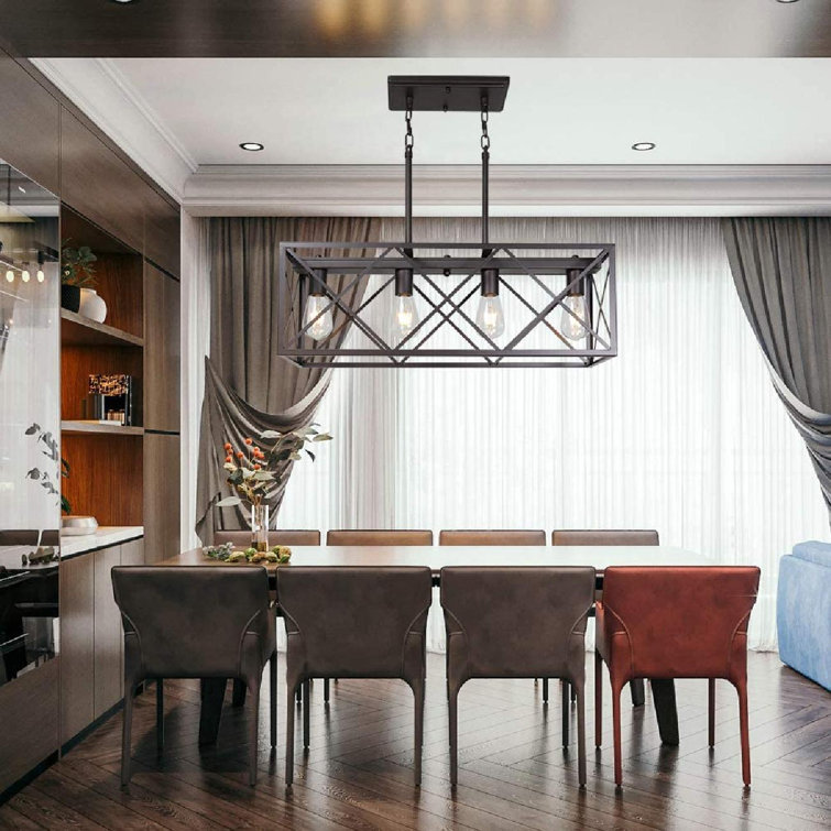 Dining Rooms Oil Rubbed Bronze Farmhouse Kitchen Island Lighting, Rustic  Light Fixtures Ceiling Hanging For Restaurant Pool Table
