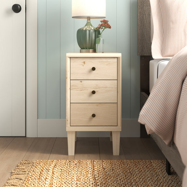 wayfair light wood nightstand