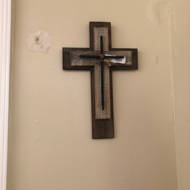 Weathered Wood Cross Wall Décor Weathered Wood Cross Wall Décor