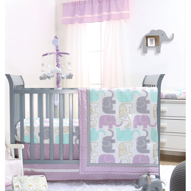 The Peanut Shell Little 6 Piece Crib Bedding Set Reviews Little Peanut 6 Piece Crib Bedding Set