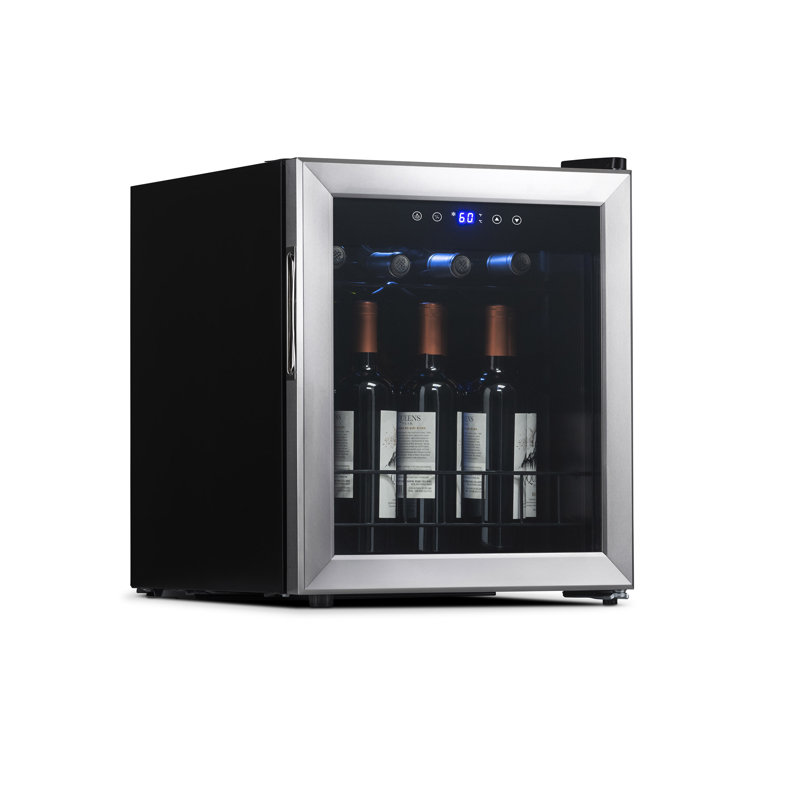 Newair 16 Bottle Single Zone Freestanding Wine Refrigerator Reviews Wayfair