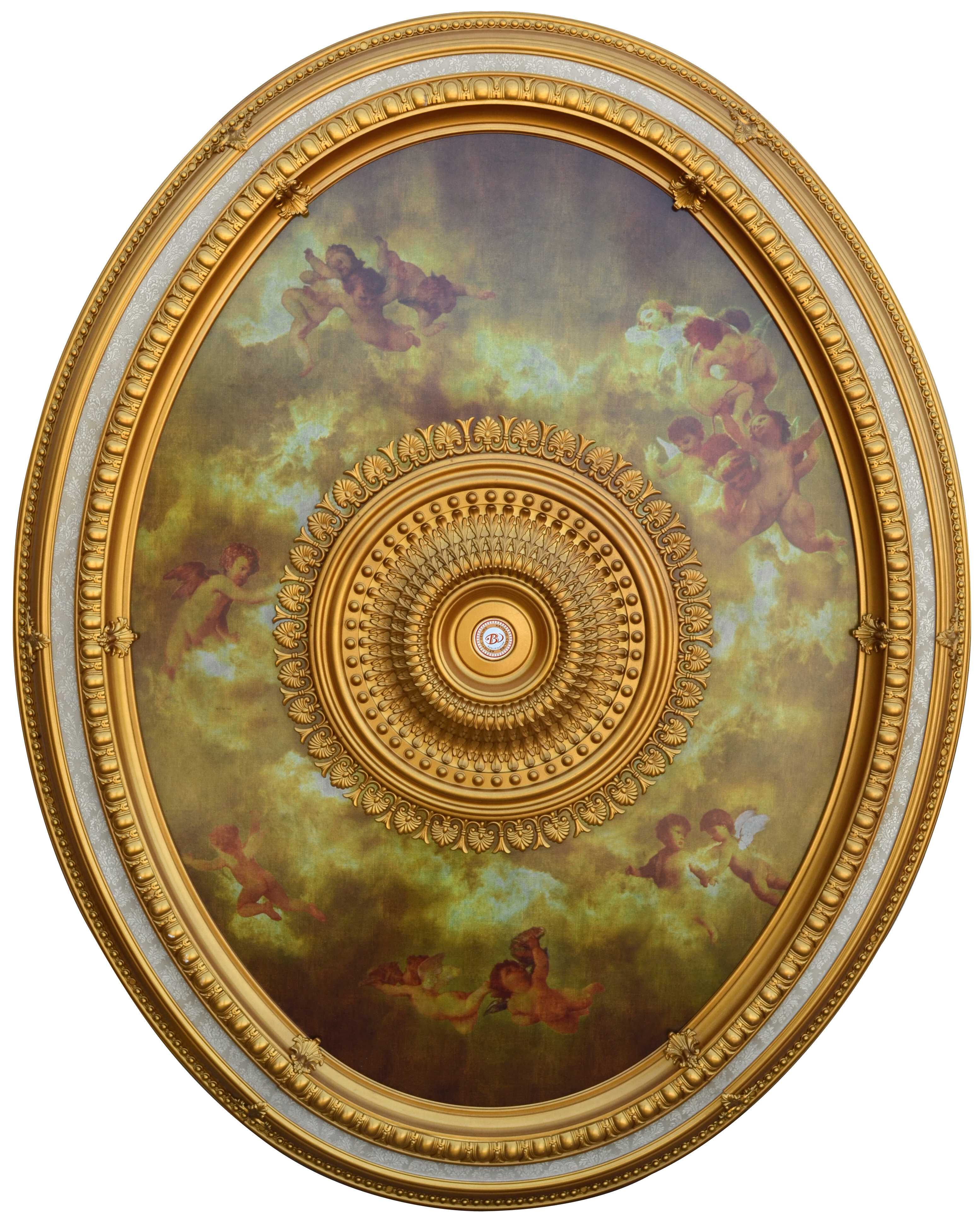 Art Frame Direct Sistine Oval Chandelier Ceiling Medallion Wayfair