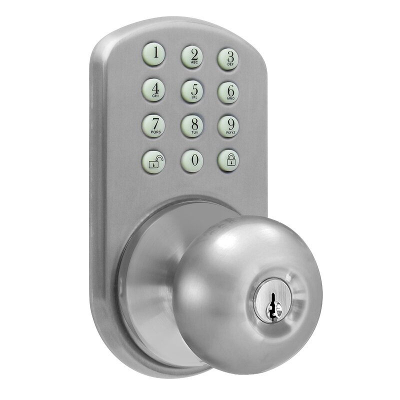 electronic entry door hardware