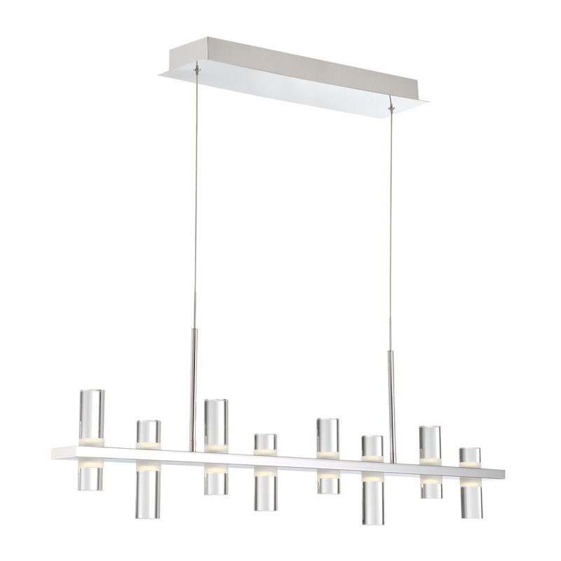 Laude Run Marzano 8 Light Led Kitchen Island Cylinder Pendant Marzano 8 Light Led Kitchen Island