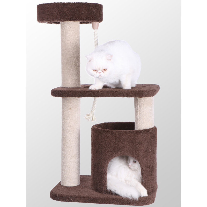 all carpet cat tree