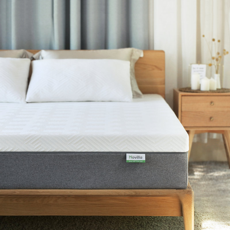 Novilla 10 Medium Gel Memory Foam Mattress Reviews Wayfair