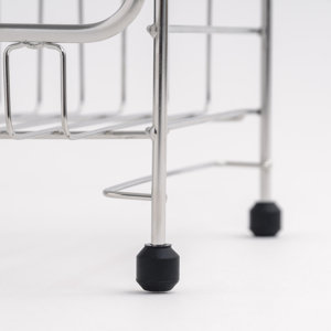 IRIS Stainless Steel 2-Tier Medium-Sized Dish Rack & Reviews | Wayfair