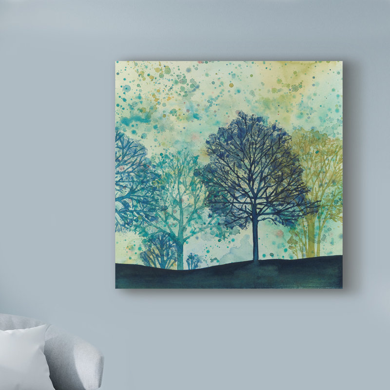 Winston Porter Speckled Forest Ii Acrylic Painting Print On