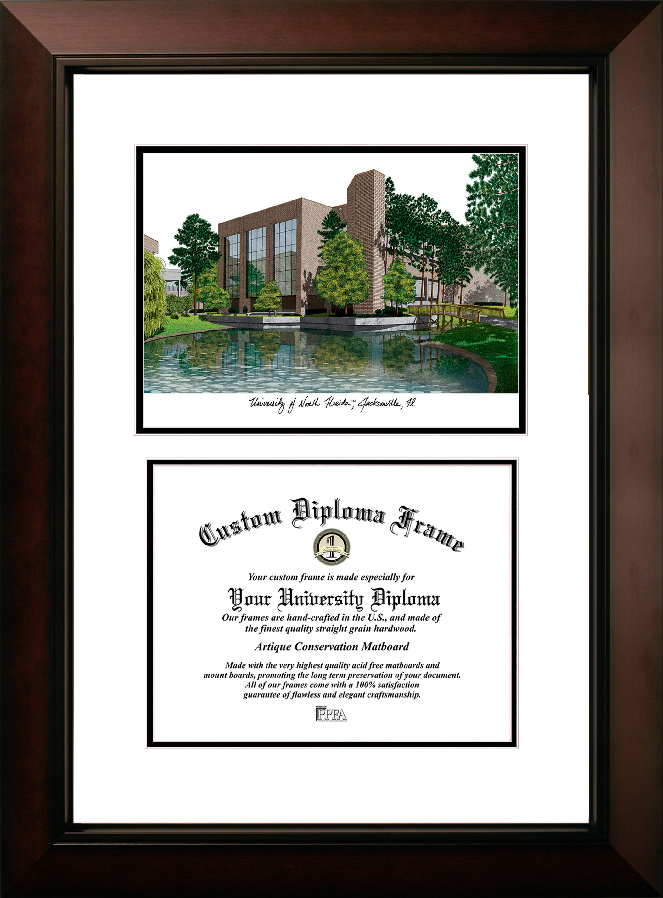 Campus Images Ncaa University Of North Florida Legacy Scholar Diploma Picture Framed Wayfair