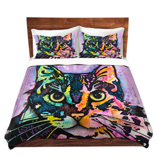 Go to store & view more images DiaNoche Designs Maya Cat Duvet Set