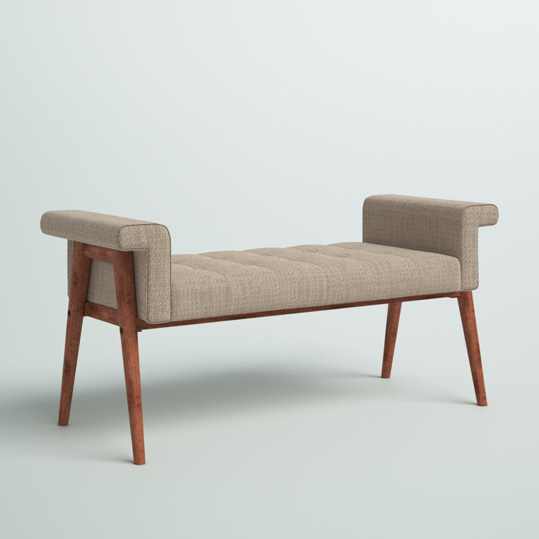 tufted accent bench