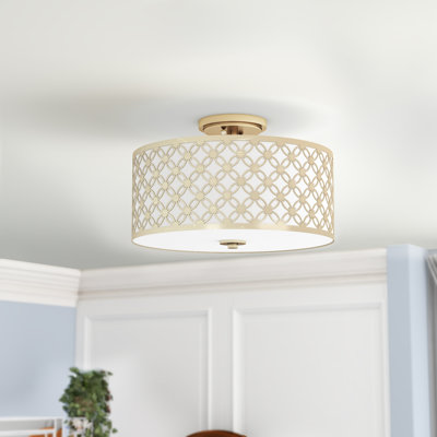 Pamila 3 - Light 16" Semi Flush Mount