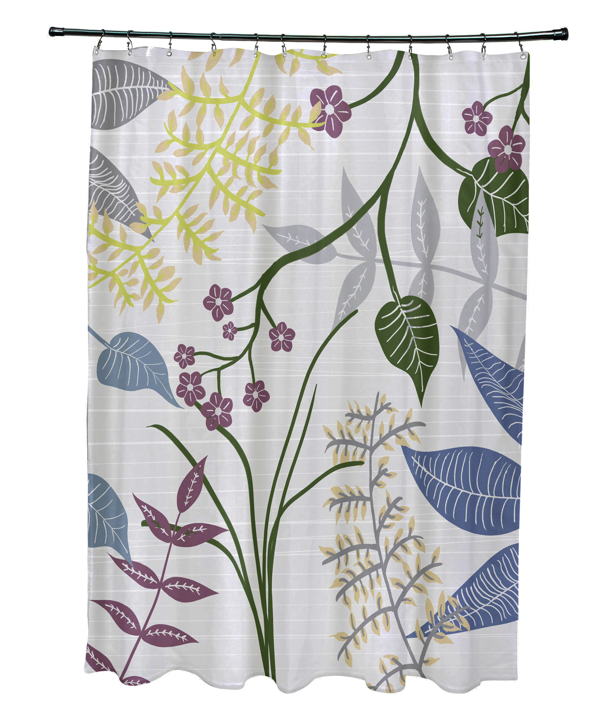 botanical shower curtain