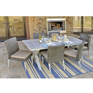 Lindmere Garden 7 Piece Dining Set with Cushions