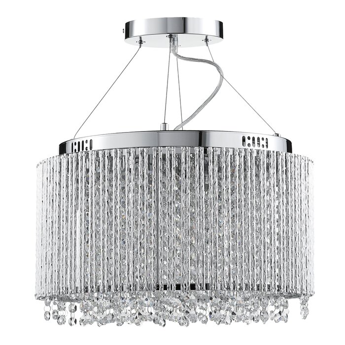 8 Light Crystal Chandelier