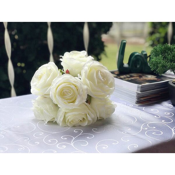 House of Hampton® Artificial Flower Bouquet Rose Floral Arrangement ...