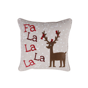 Reindeer Holiday Pillow Protector by A..