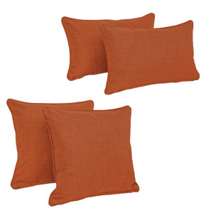 Juliet 4 Piece Outdoor Throw Pillows Set