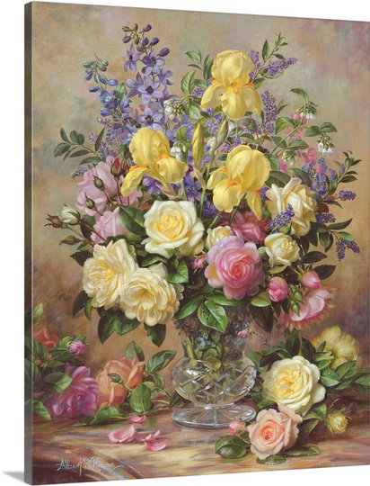 Great Big Canvas June S Floral Glory By Albert Williams Painting
